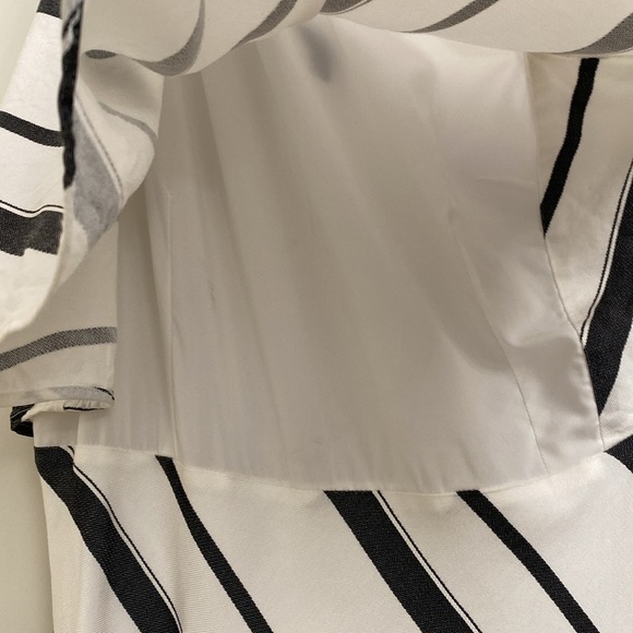 Banana Republic One Shoulder Assymetrical Dress womens 8 Lined Lagenlook Spring - Picture 12 of 15